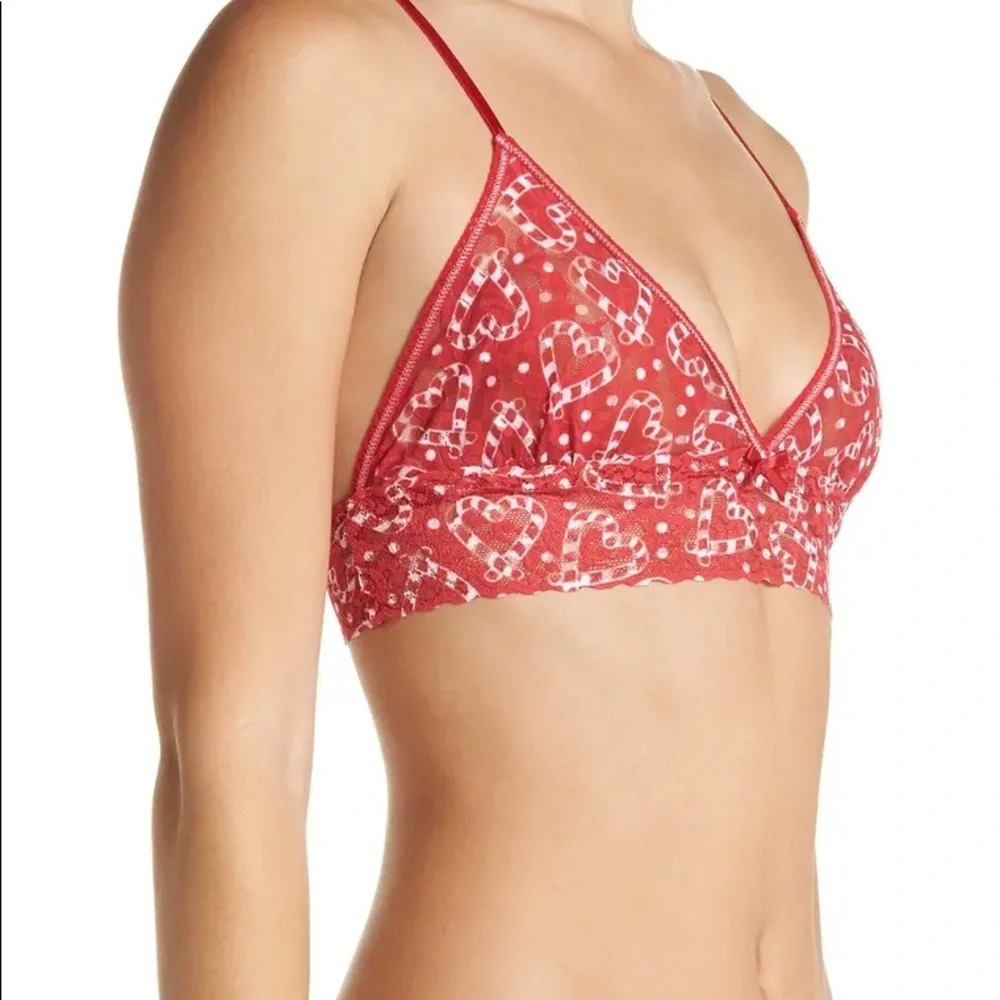 HANKY PANKY I Heart Peppermint Bralette, NWT, M - Picture 5 of 10